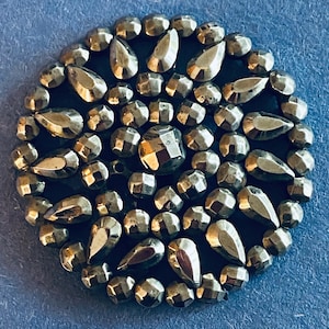 ANTIQUE CUT STEEL Button