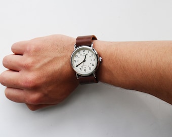 Leather Timex Weekender Watch strap