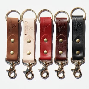 Leather keychains
