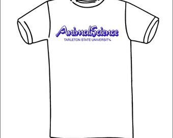 TSU2022033TS TShirt TSU Animal Science Violet Couches