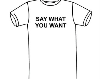 T-shirt personnalisé, sélectionnez VOTRE MESSAGE et dites ce que vous voulez