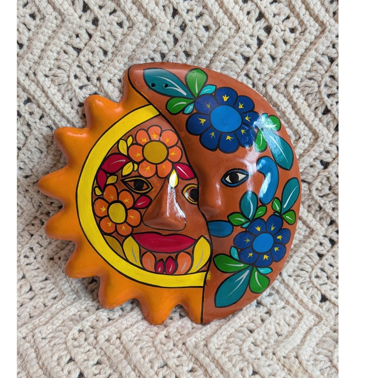 Vintage Mexican Ceramic Sun - Etsy