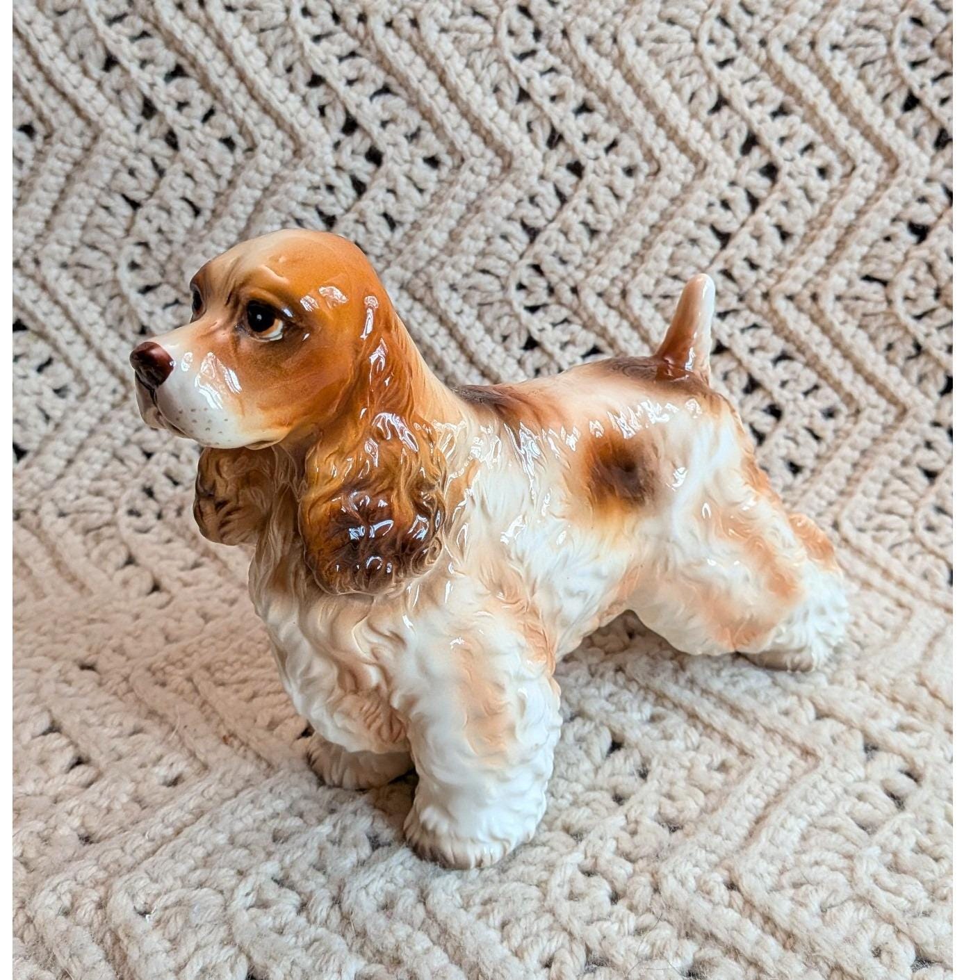 Vintage Cocker Spaniel Figurine - Etsy