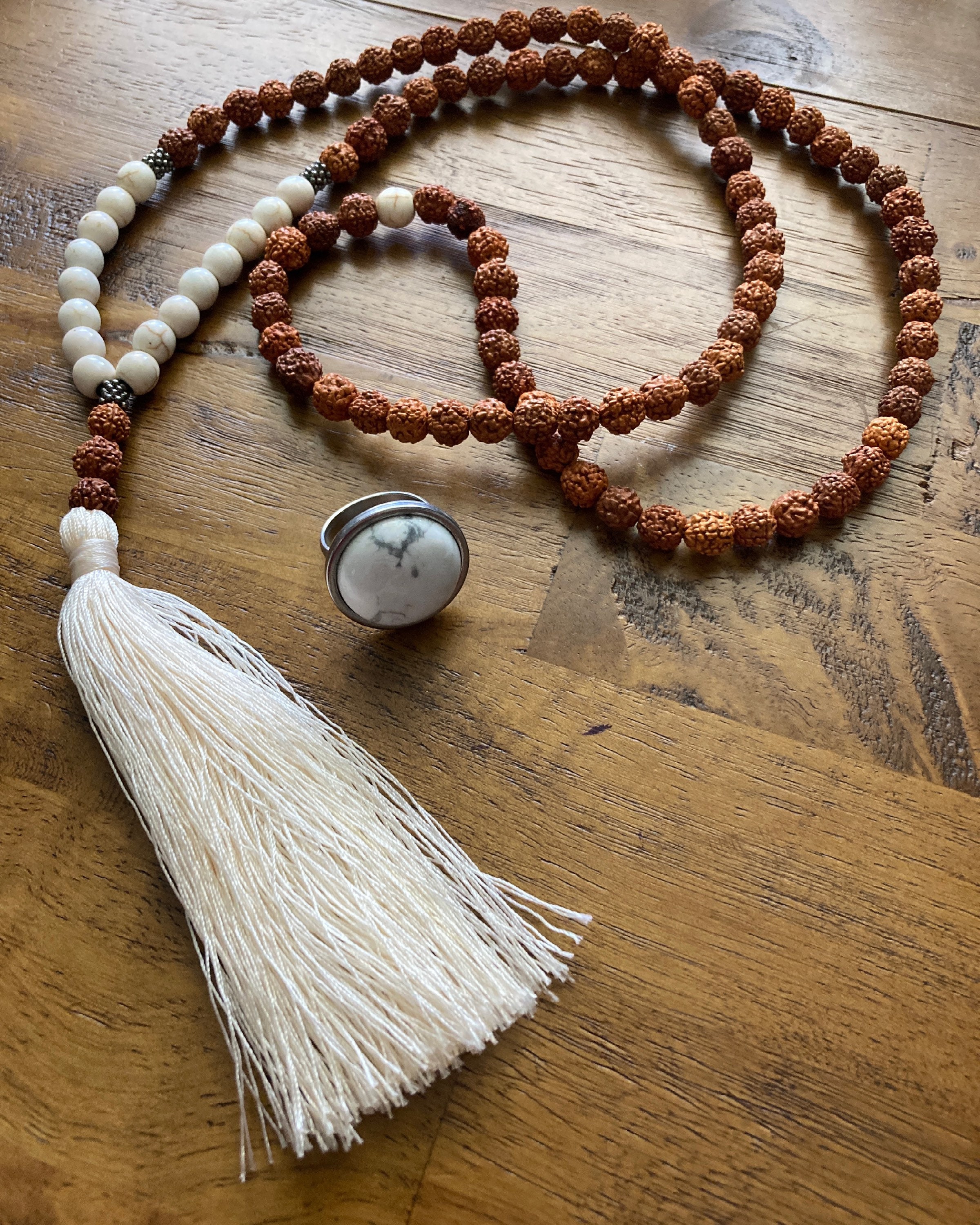 rudraksha seed necklace