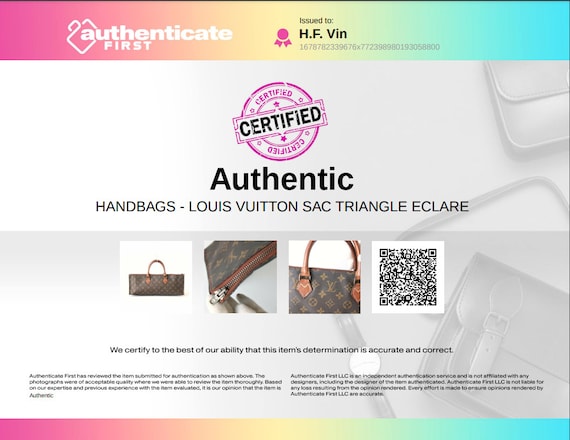 We Authenticate Louis Vuitton - REAL AUTHENTICATION