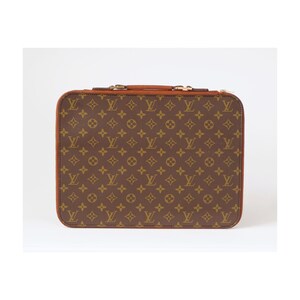 Louis Vuitton Monogram Men's Women's Carryall Laptop Travel Briefcase  Clutch Bag