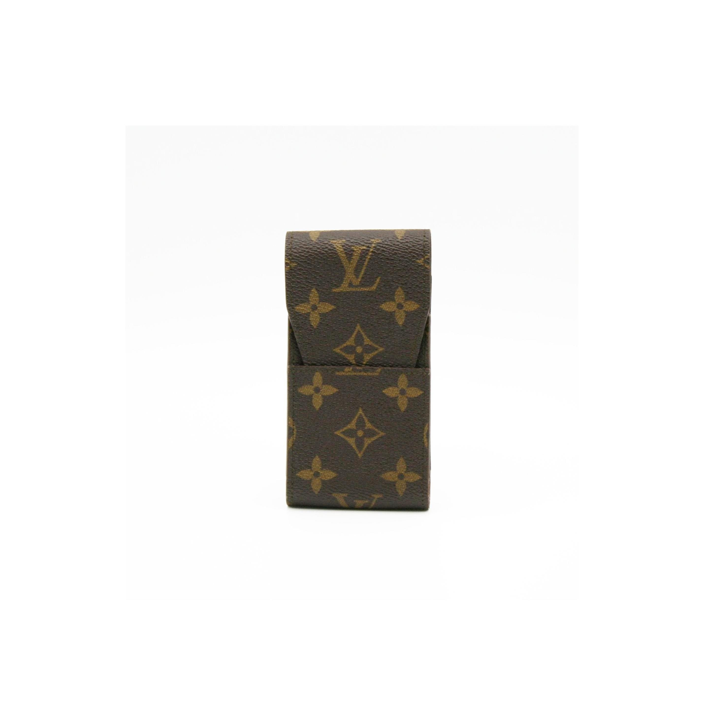 Vintage watch case with monogram pattern by Louis Vuitton, France