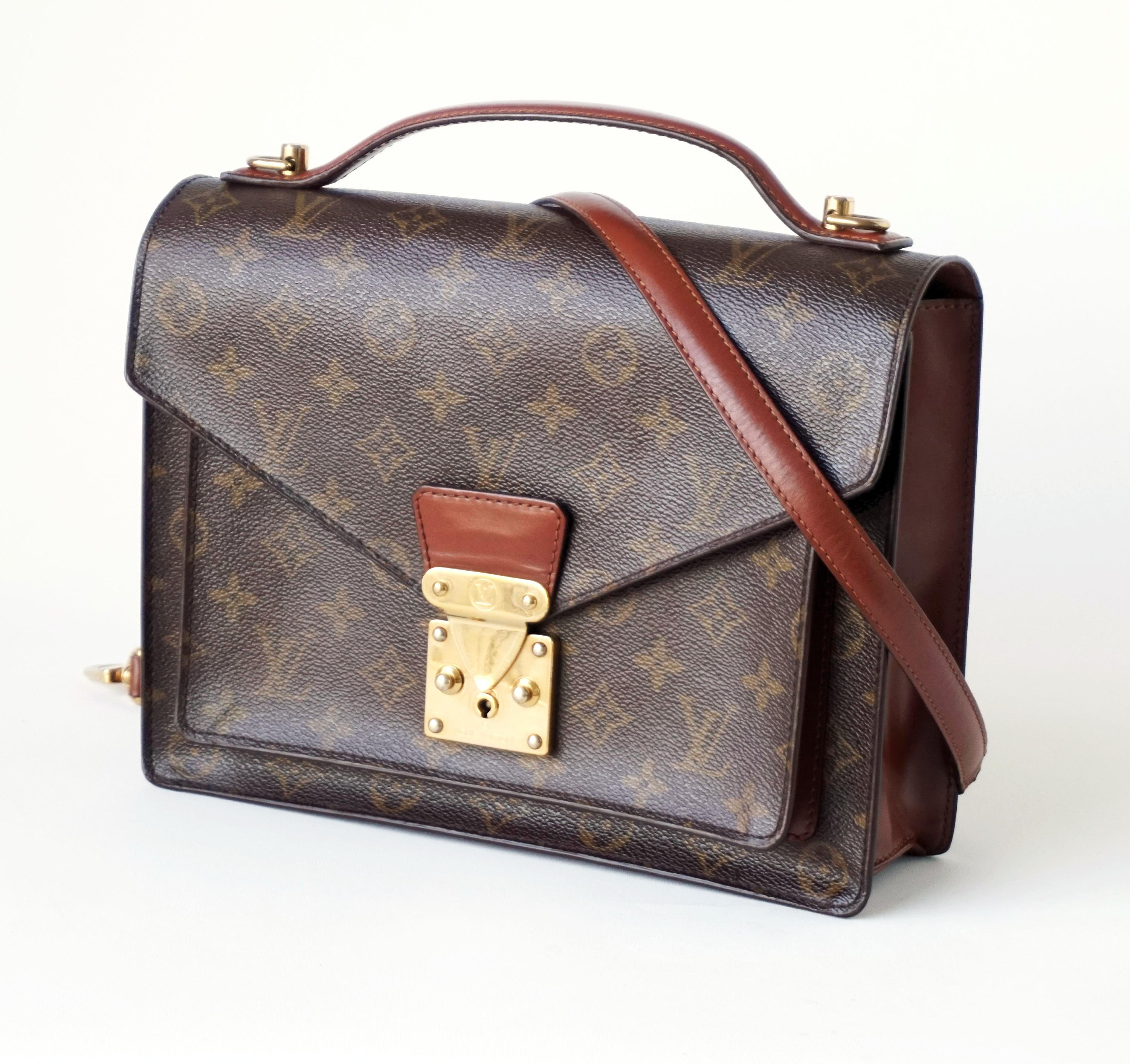 Louis Vuitton Monceau 28 2-way Business Hand Bag - Farfetch