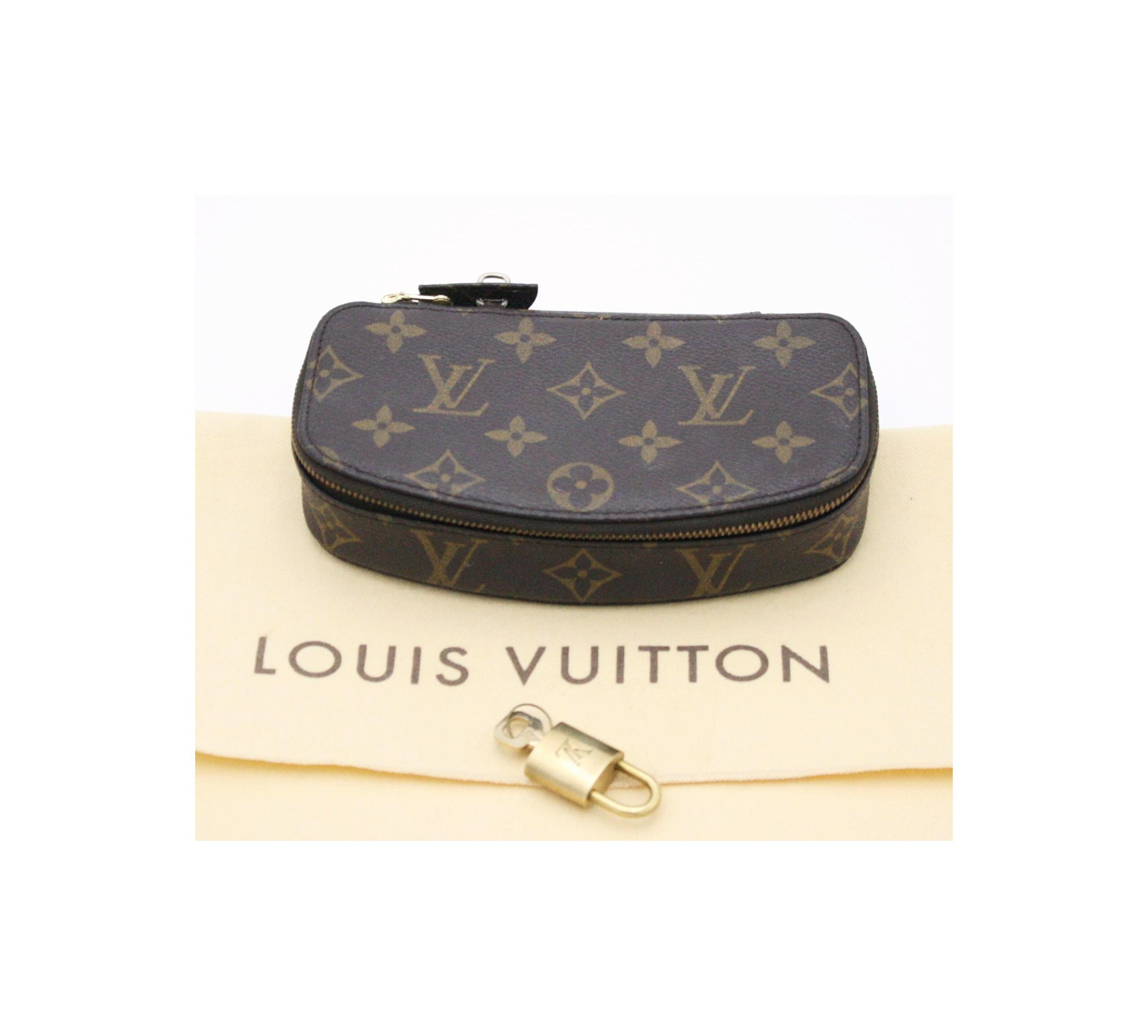 Verified Louis Vuitton Monogram Monte Carlo Jewelry Case 