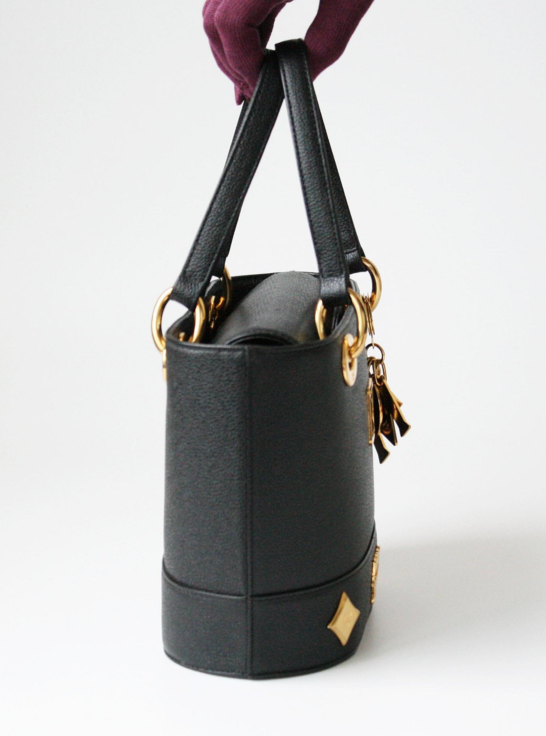 Mcm small black bag hotsell