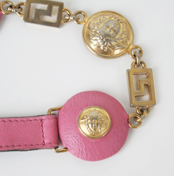 VERIFIED - Authentic Gianni Versace Medusa Pink L… - image 7