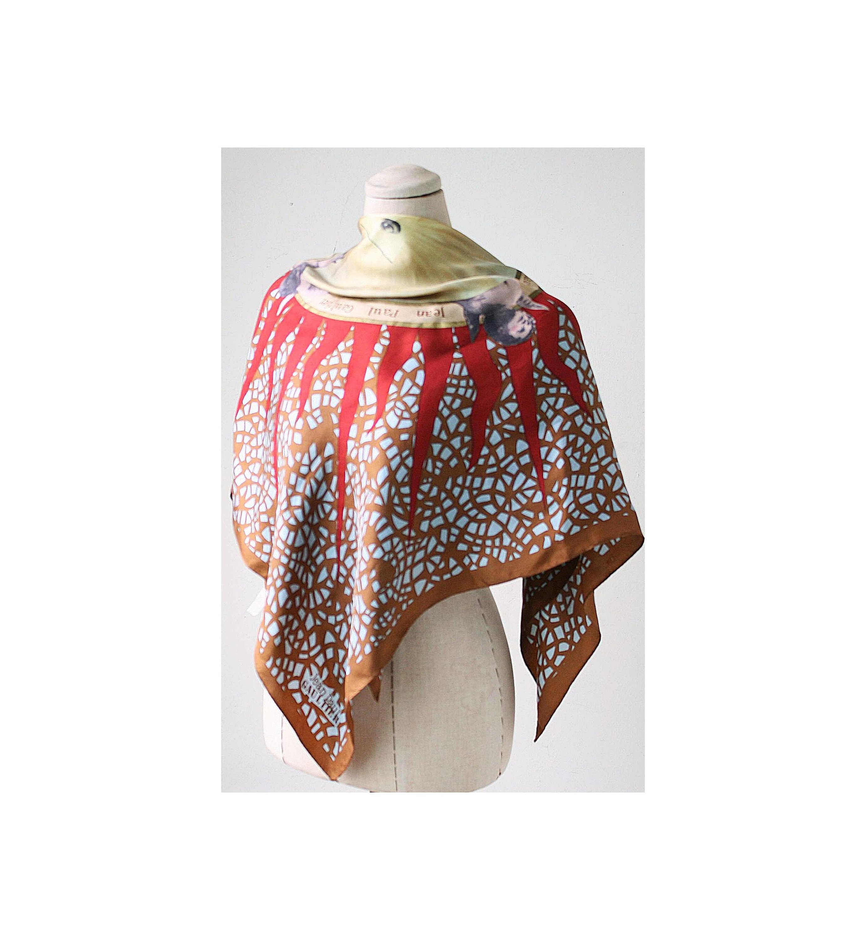 Jean Paul Gaultier Angel Silk Scarf - Etsy Canada