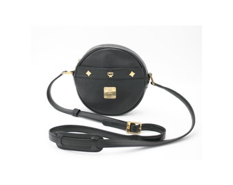 mcm circle crossbody