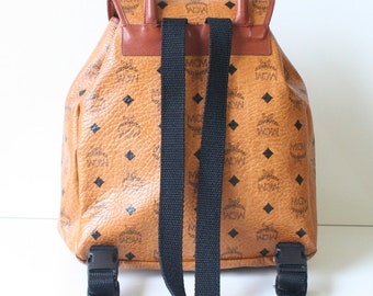 MCM Vintage Monogram Backpack Bag Rarity Leather -  Hong Kong
