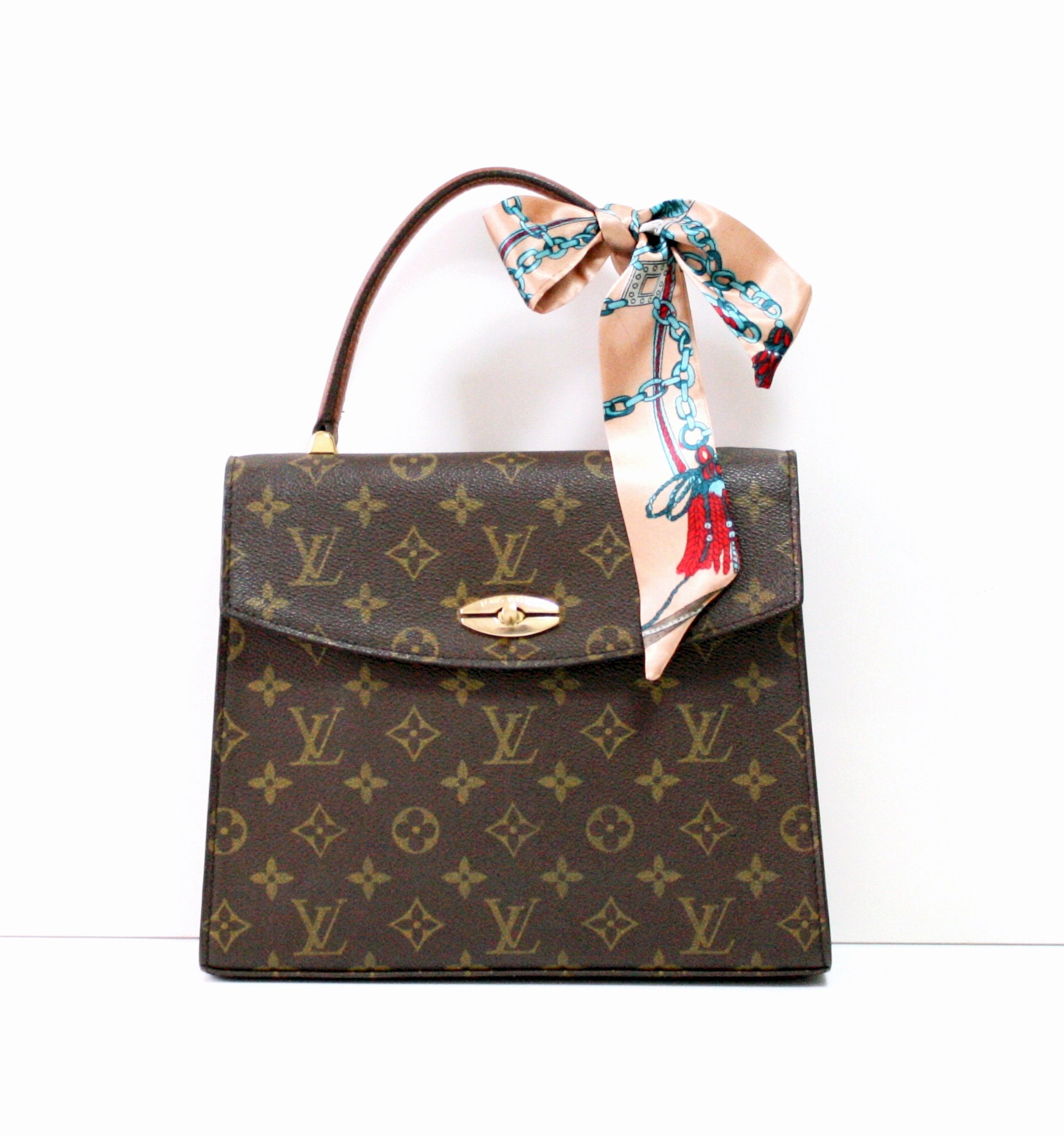 Auth Louis Vuitton Monogram Malesherbes Tote Borsa A mano | Etsy Italia