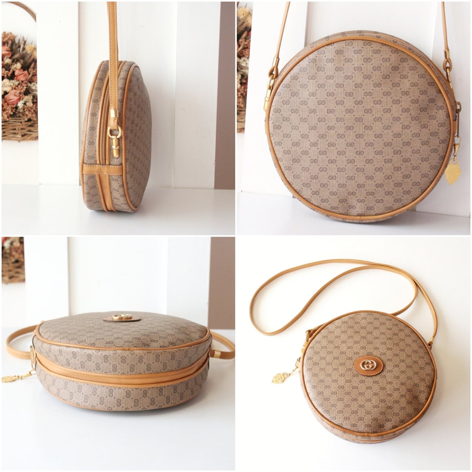 gucci handbag round