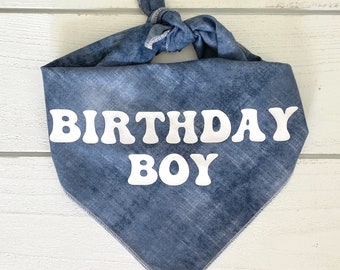 Birthday Boy Dog Bandana