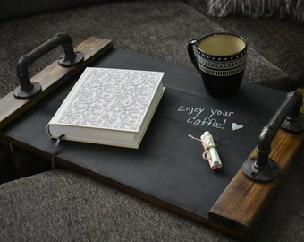 Chalkboard With Tray Etsy