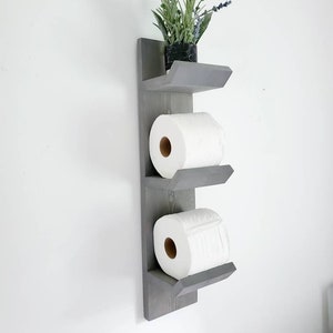 Bcloud Toilet Roll Holder Stand Organizer Rack Cabinet Paper Towel Hanger  Bathroom 