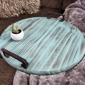 36 inch round ottoman hot sale tray