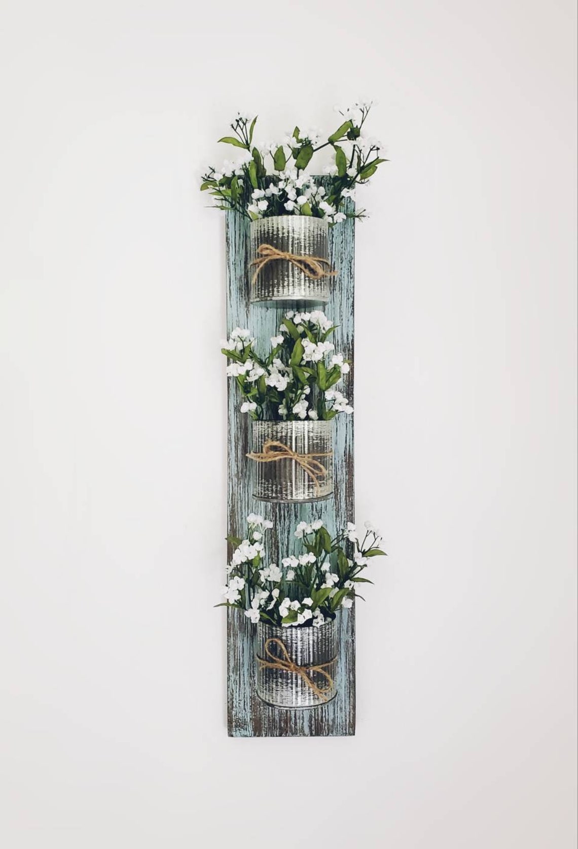 Vertical Wall Art Wall Vases Floral Wall Decor Vertical - Etsy