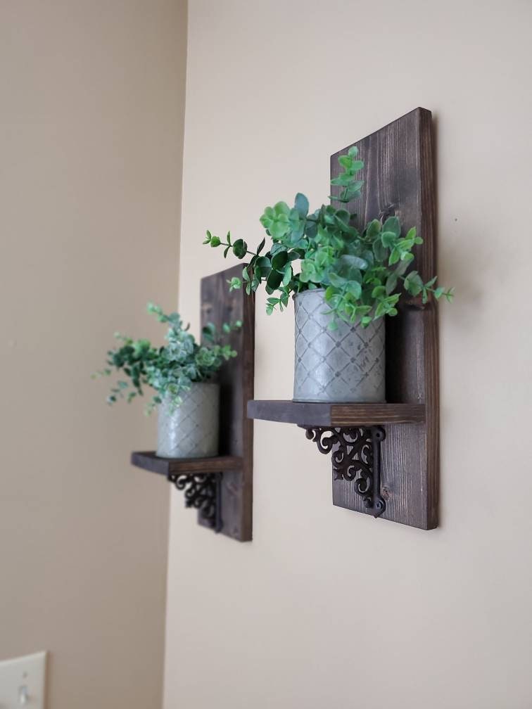 Wall Plant Holders Wall Vase Plant Decor Wall Decorations Etsy