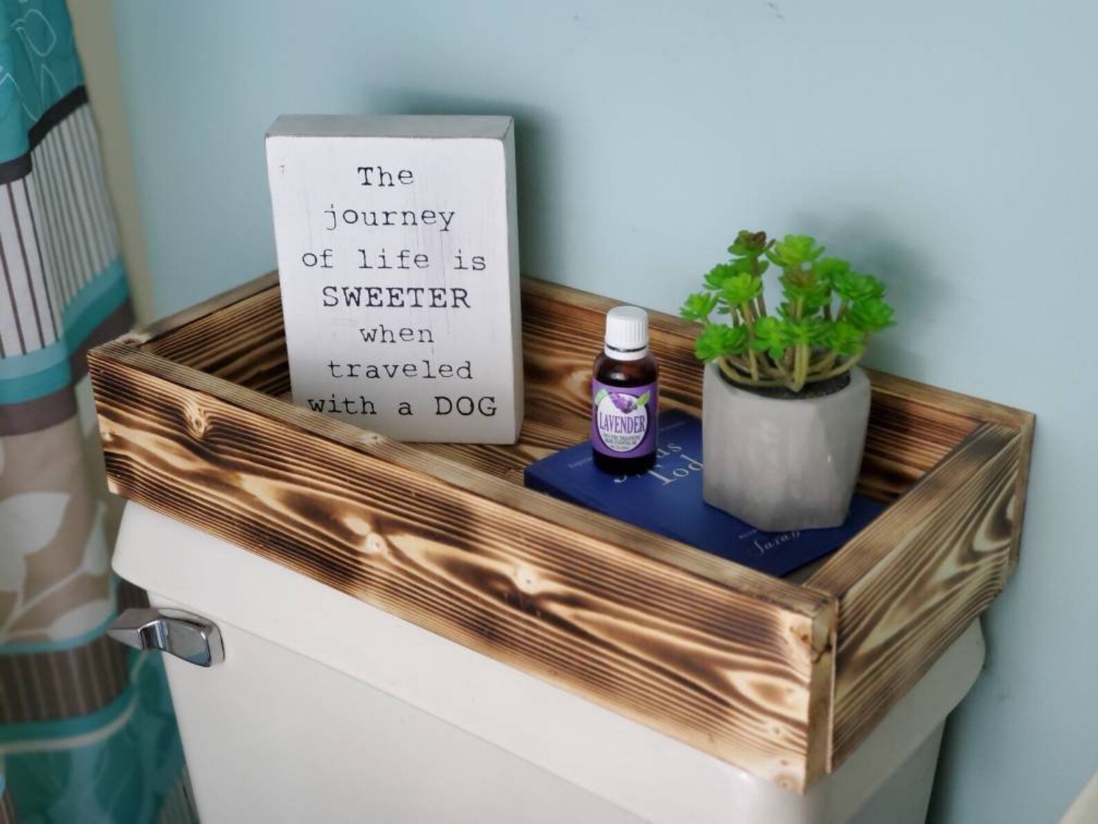 Wooden Bathroom Tray Vanity Tray Rustic Wood Trays Small Etsy