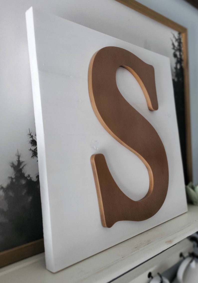 Wooden Letter Sign Large Wood Letters Wall Letters Family Etsy