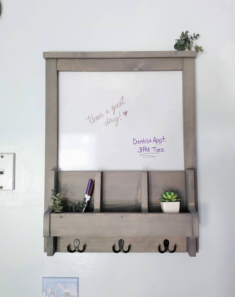 Key Holder for Wall Home Office Decor Dry Erase Board Etsy