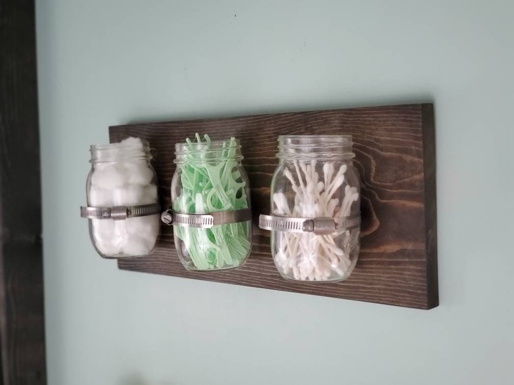 Organizador de la pared del baño almacenamiento de | Etsy