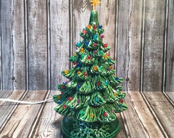 Vintage Ceramic Christmas Tree Etsy