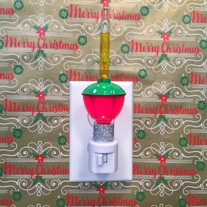 Vintage Inspired Holiday Bubble Light, Night Light