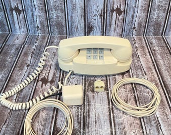 Vintage Western Electric Ivory Princess Touch Tone Phone, Western electric 2702, Tested And Fully Working