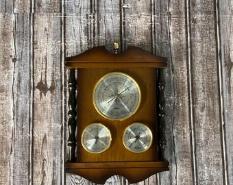 Vintage Jason Weather Station, Barometer, Hydrometer, Thermometer