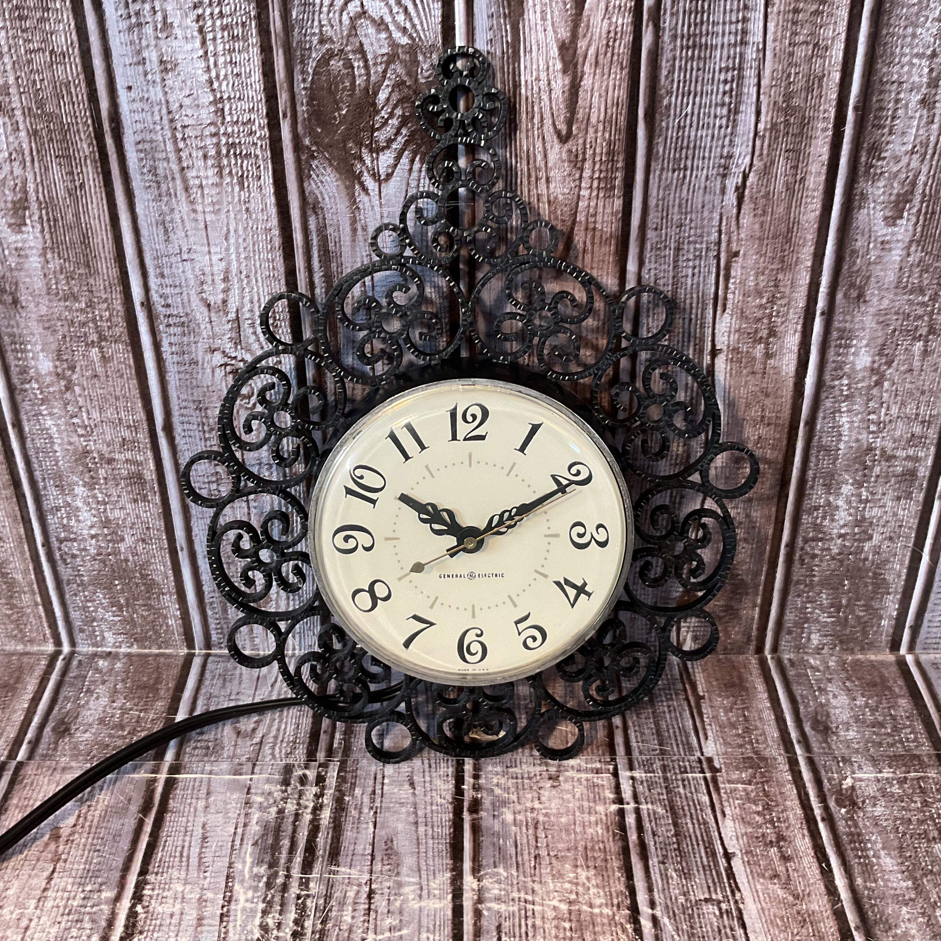 Vintage ge electric wall clock - Etsy 日本