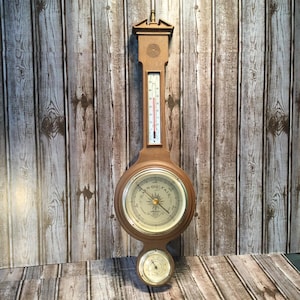 Vintage Airguide Instrument Company Weather Station, Barometer, Thermometer, Humidity