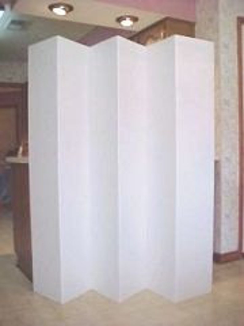 Dorm Room Divider Folding 6 Panel Privacy Screen 6 ft tall Etsy