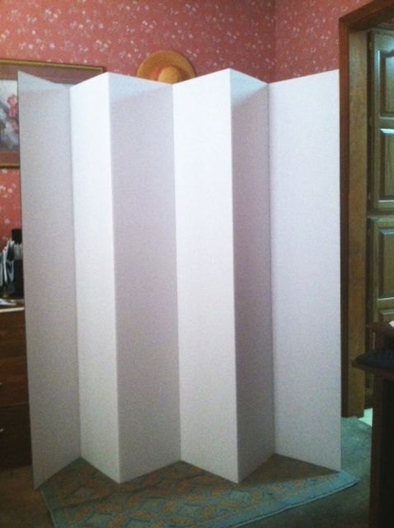 Dorm Room Divider Folding 6 Panel Privacy Screen 65 Tall Etsy