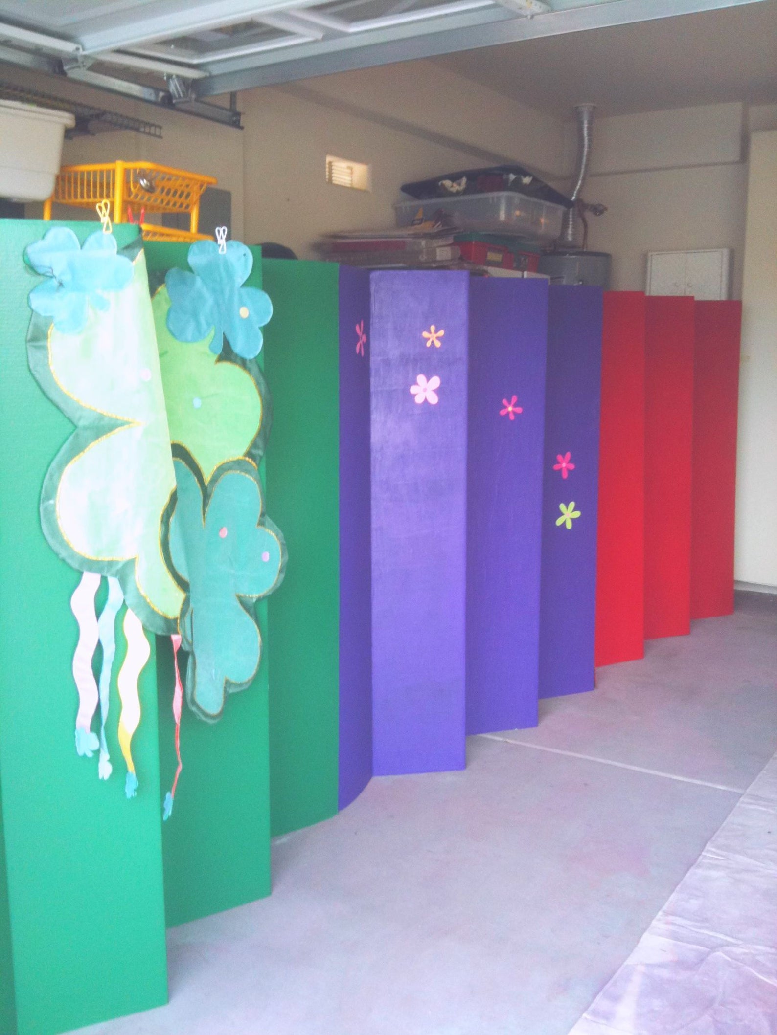 Dorm Room Divider Folding 6 Panel Privacy Screen 65 5 1/2 FT Etsy