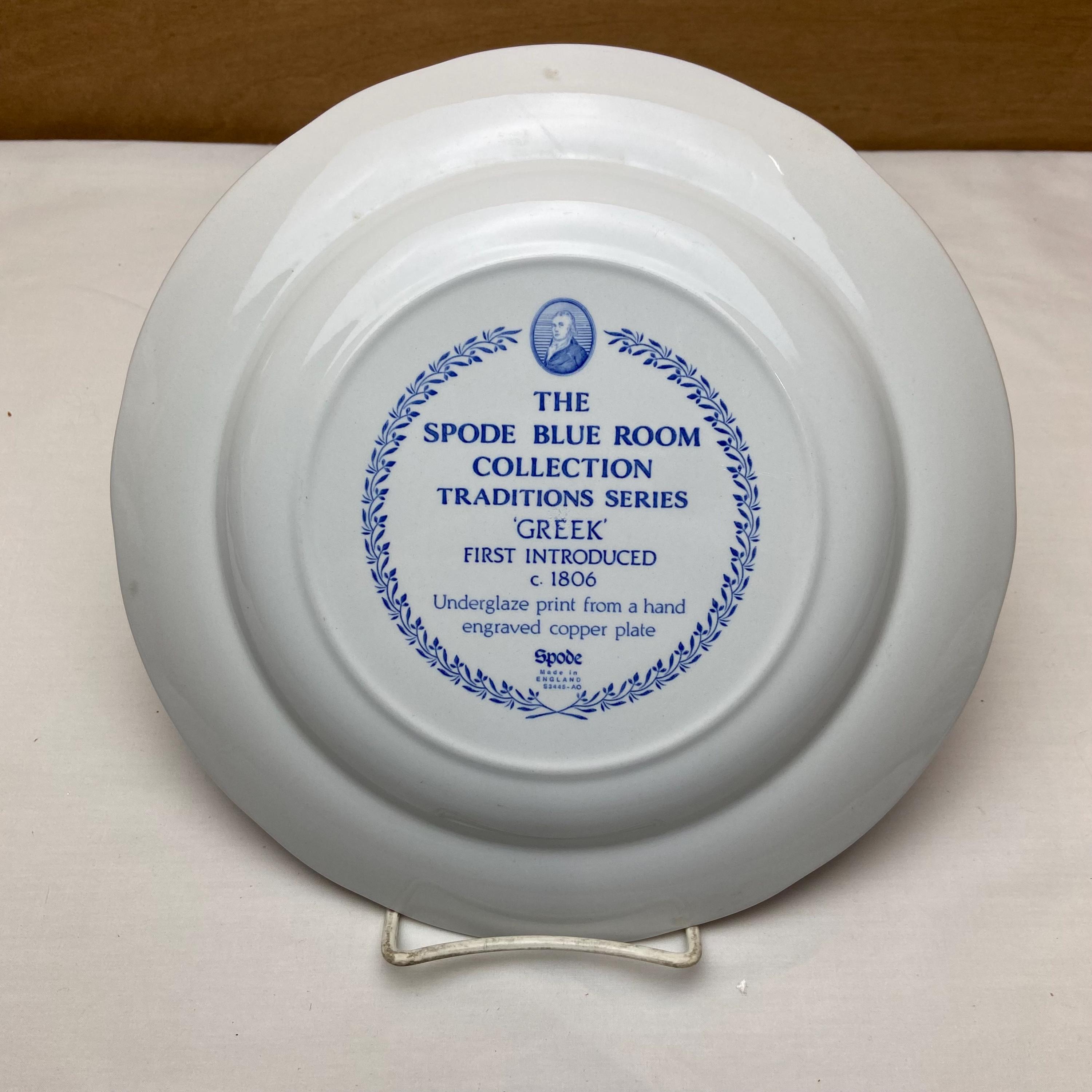 Spode Greek Blue Room Collection Traditions Series 10 1/2