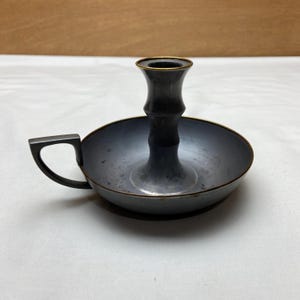 Chamber Candlestick with Handle Made in Hong Kong 18th Century Colonial Early American Pattern