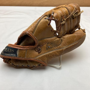 OLD Sears Roebuck 1630 Baseball Glove Ernie Broglio Pro Style Flex Action Right-Handed Player Made in USA