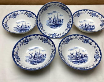 Vintage Kensington Stafford Balmoral Blue and White 6.5