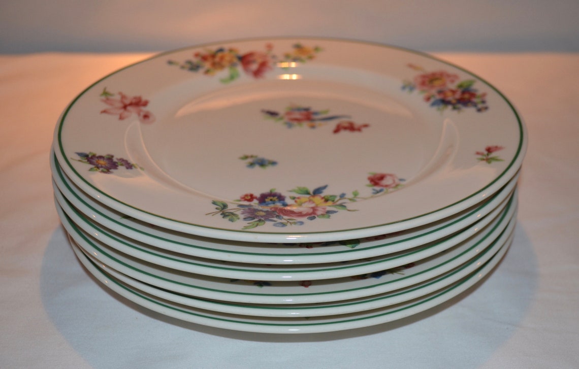 SET of 6 Old Ivory O P Co Syracuse China Luncheon Dinner Etsy Hong Kong