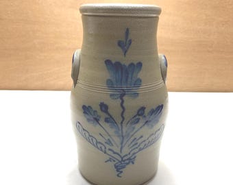 RARE!!! Rowe Pottery Works 2000--- 25 Year Anniversary Crock