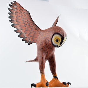 Alebrije Eule Oaxaca Holzschnitzerei Handbemaltes Mexikanisches Handwerk Wohnkultur | Magia Mexica