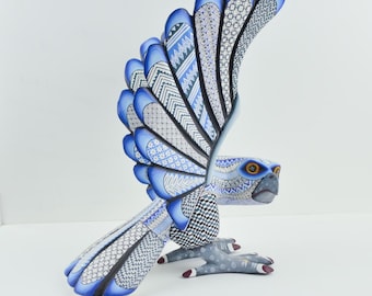 メキシコの民芸品、オアハカの木彫りアレブリヘ、手作り、馬、ルイス
