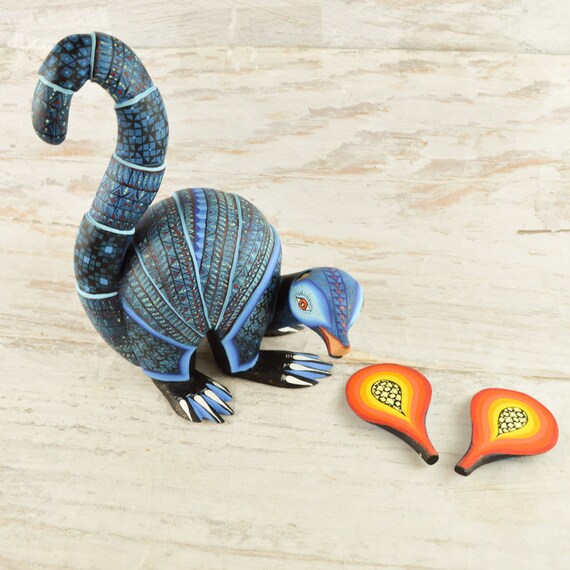 Alebrije Armadillo | Oaxacan Wood Carving Mexican Handicraft Home
