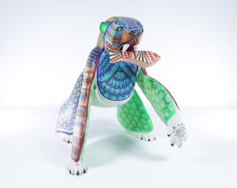 Mexican Oaxacan Wood Carving Lemur by Ivan Fuentes Pp4103 - Etsy