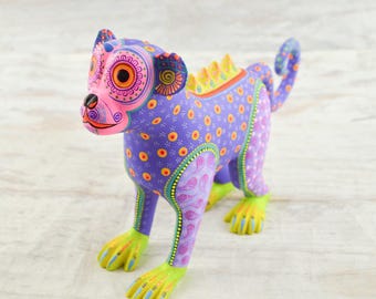 3.00インチ ミニ花柄七面鳥 手作り オアハカ アレブリヘ 木彫り - Etsy